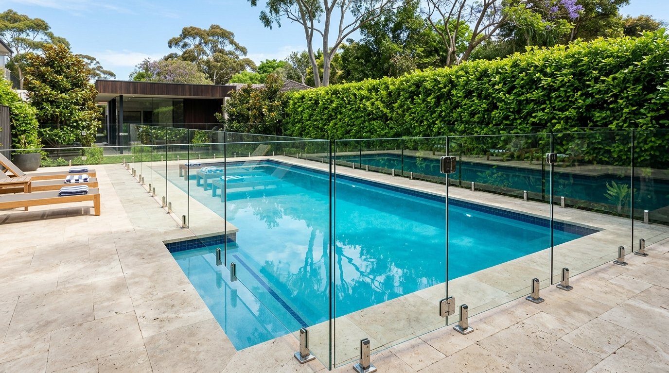 Compliant glass pool fence safety inspection